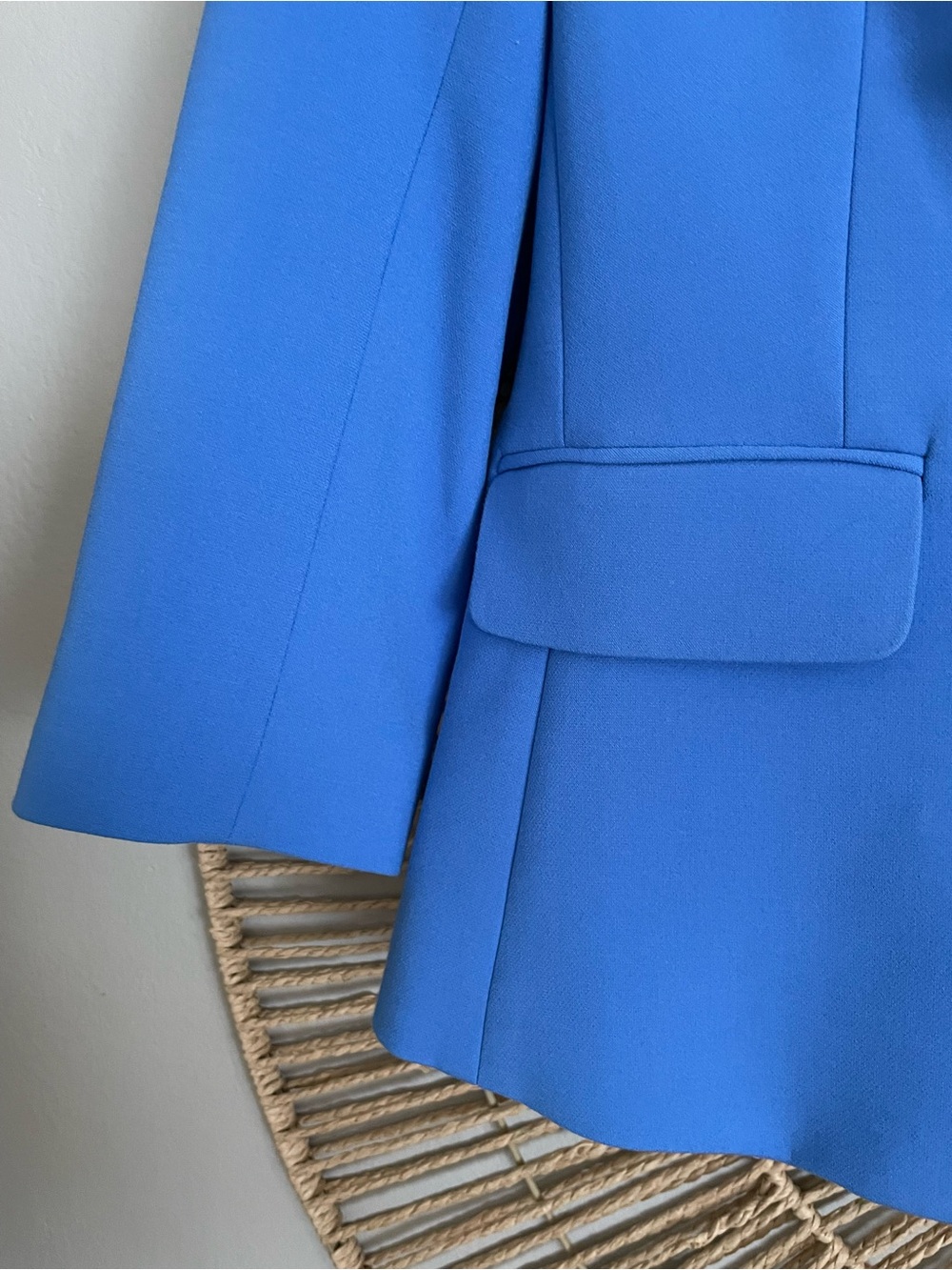 Veronica Beard Double Breasted Miller Blazer in Azure Blue Size 12 - Picture 4 of 16